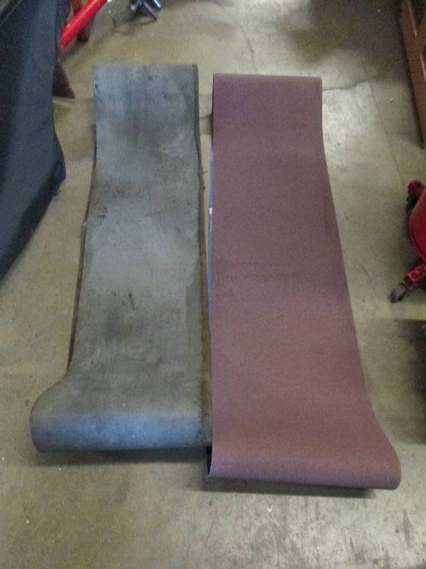 lot 84 image: 2 sanding belts 1 has been used the...