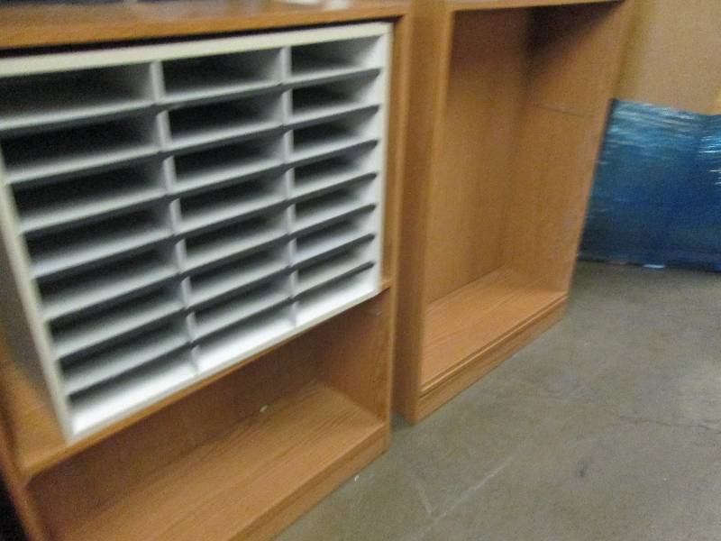 lot 108 image: 2 shelfs 48 tall x 32 wide x 12 ...