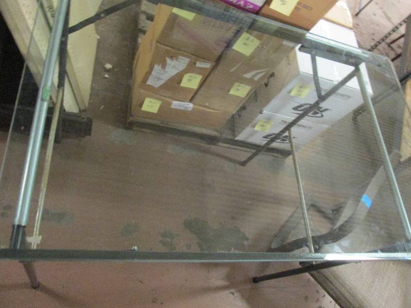 lot 117 image: square table 48 long x 30 wide x ...