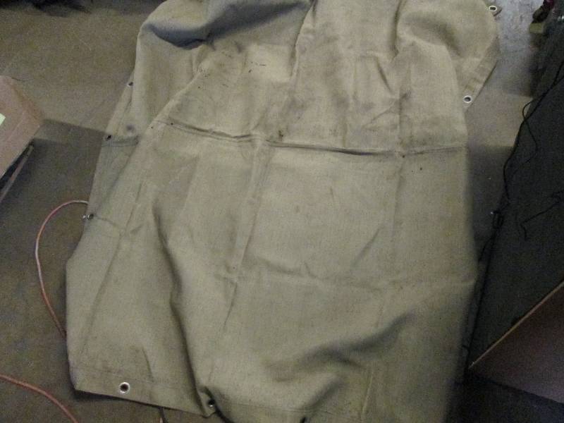 lot 124 image: canvas curtain looks like for weldi...