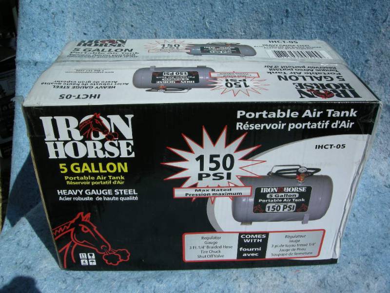 lot 38 image: Iron Horse Portable Air Tank