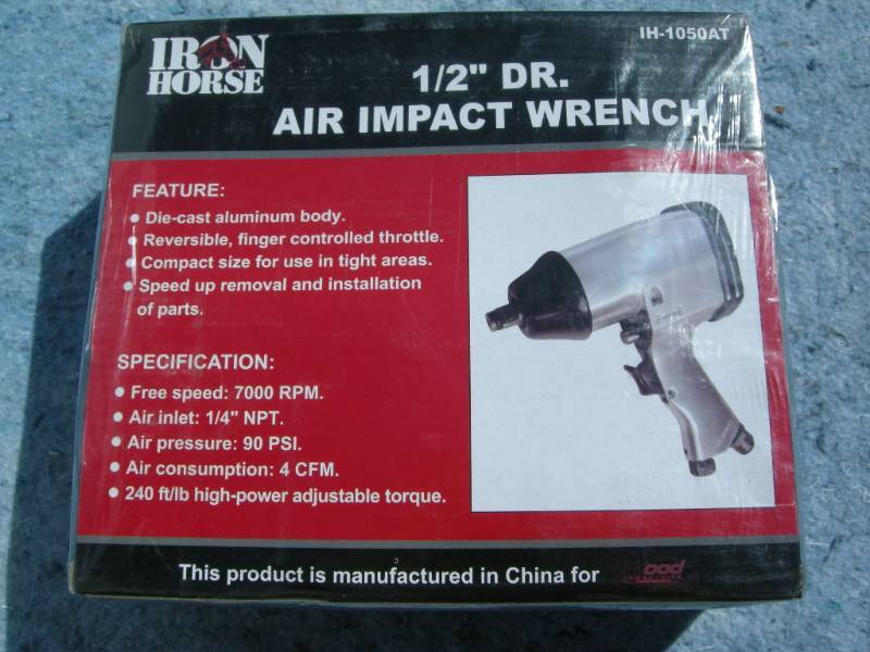 lot 47 image: Iron Horse 12 Air Impact Wrench