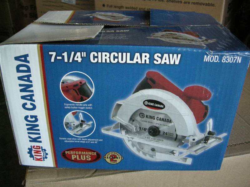 lot 74 image: King 7-14 Circular Saw