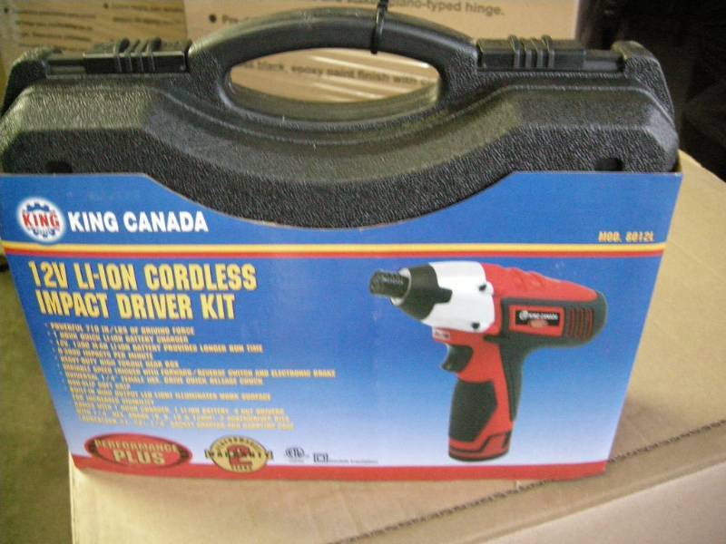 lot 88 image: King 12V Cordless Impact Driver Kit