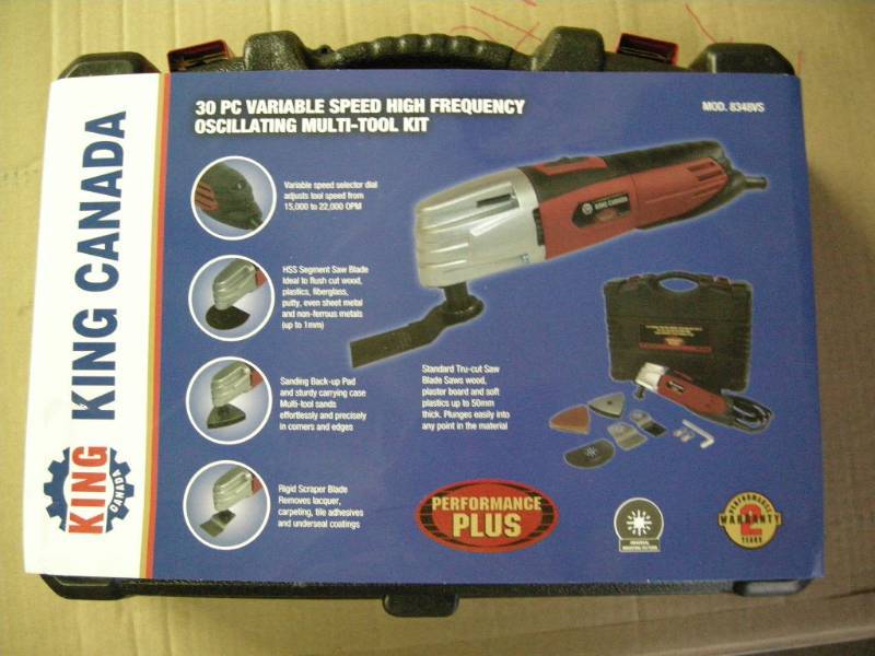 lot 85 image: King Oscillating Multi-Tool Kit