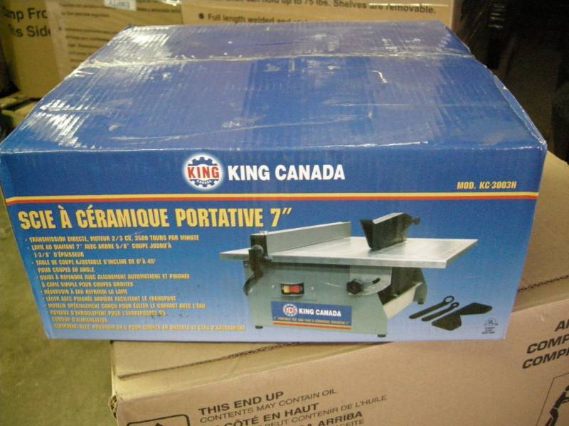 lot 84 image: King 7 Portable Tile Saw