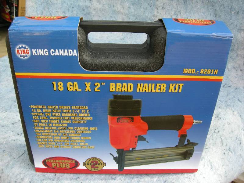 lot 81 image: King 18ga x 2 Brad Nailer Kit