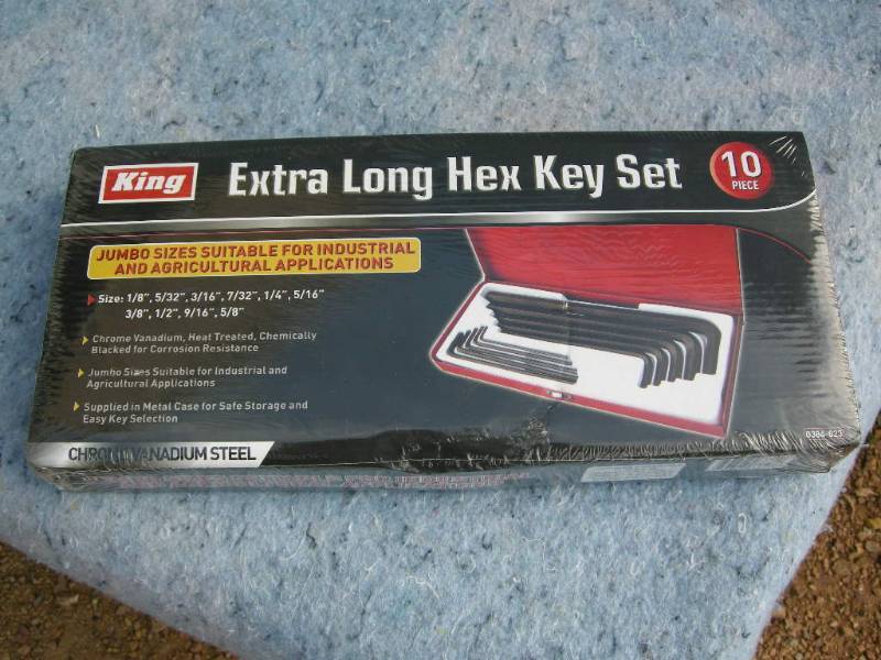 lot 96 image: King Extra Long Hex Key Set