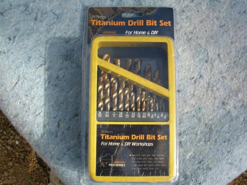 lot 101 image: Titanium Drill Bit Set