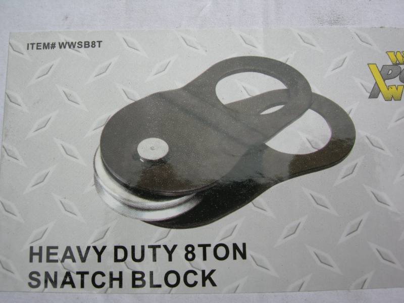 lot 107 image: Heavy Duty 8 Ton Snatch Block