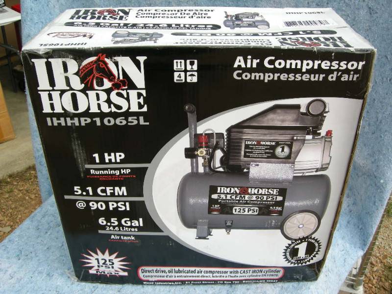 lot 110 image: Iron Horse Air Compressor
