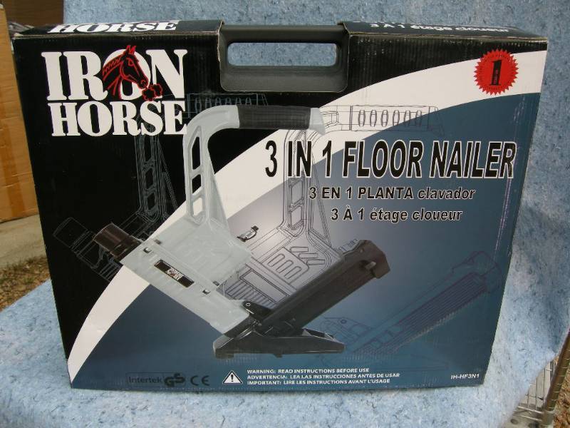 lot 115 image: Iron Horse 3-in-1 Floor Nailer