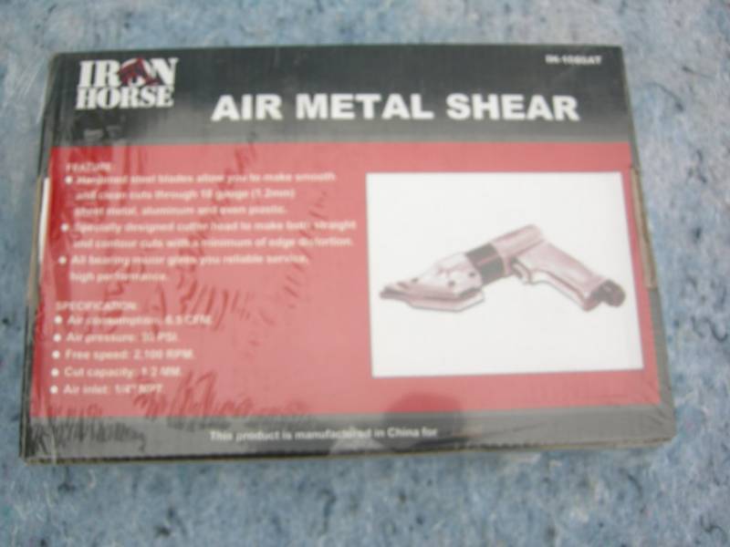 lot 120 image: Iron Horse Air Metal Shear