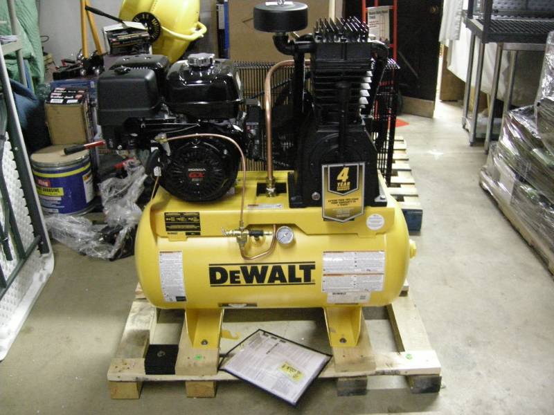 lot 2 image: DeWalt Truck Mount Air Compressor