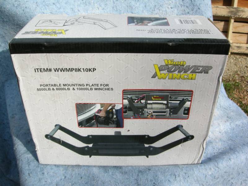 lot 138 image: Wood Power Winch Portable Mounting Plate