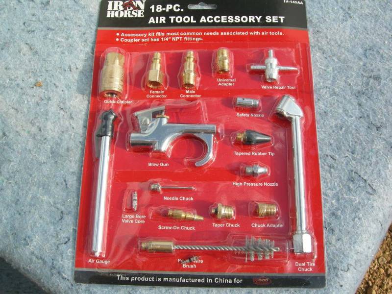 lot 148 image: Iron Horse Air Tool Accessory Set