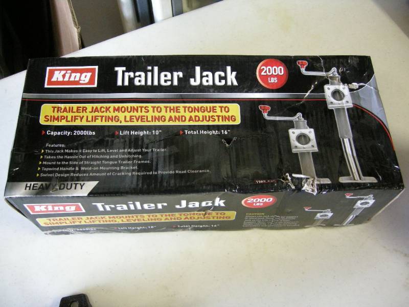 lot 180 image: King 2000lb Trailer Jack