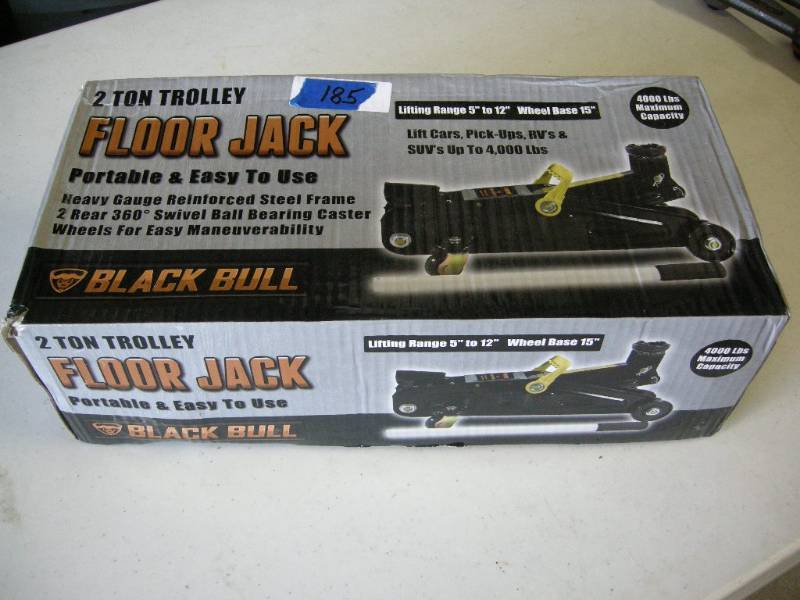 lot 185 image: 2 Ton Trolley Floor Jack