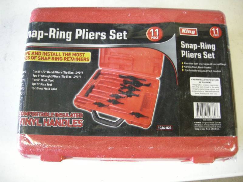 lot 188 image: King Snap-Ring Pliers Set