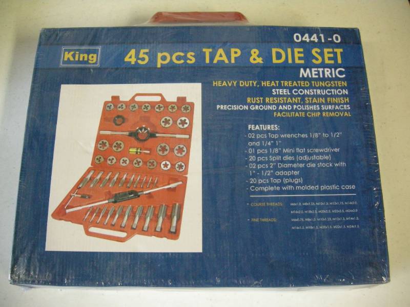 lot 189 image: King Tap & Die Set