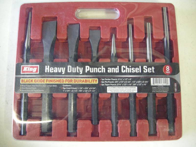 lot 192 image: King Punch and Chisel Set