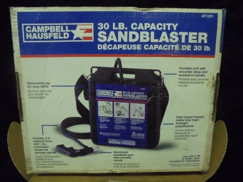 Campbell Hausfeld 30lb Capacity Sandblaster