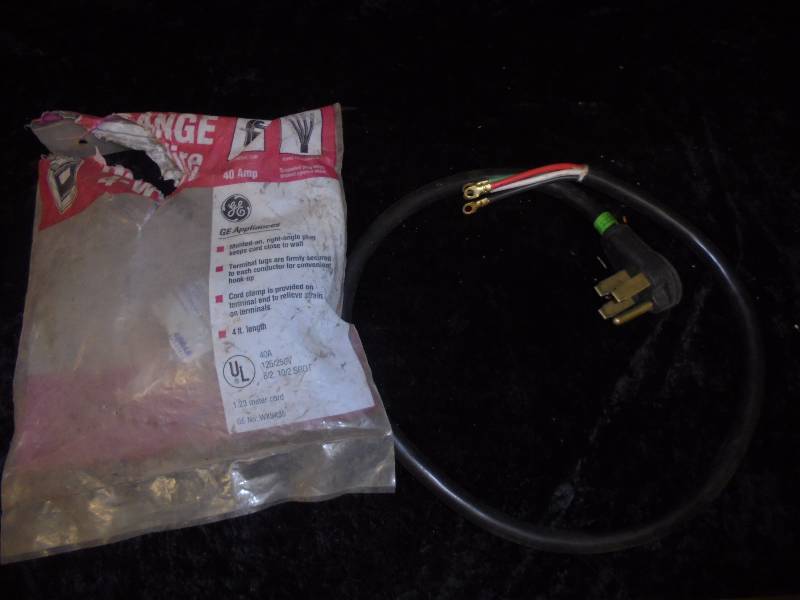 4 Wire Range Cord