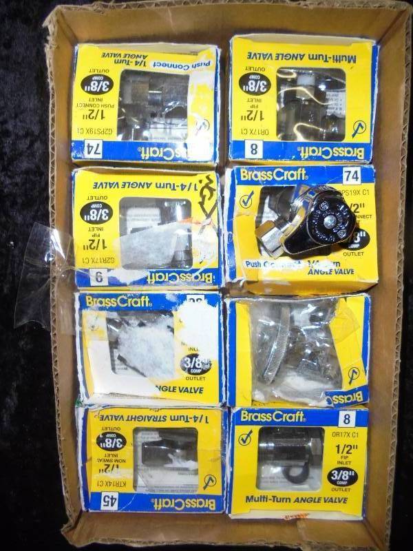 Lot - Brass Craft Plumbing Valves, New
