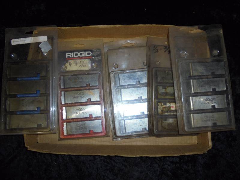 Lot - Ridgid Tap Dies