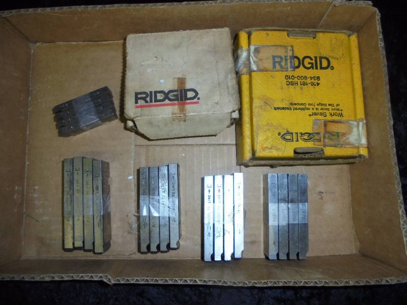 Lot - Ridgid Tap Dies