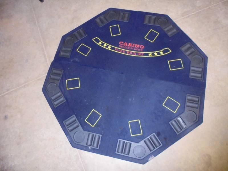 Poker Top Table Cover with Carry Bag