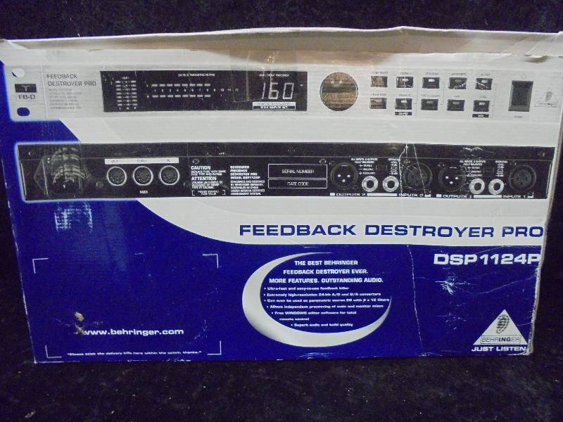 24Bit Dual engine Digital Feedback Suppressor - Works Great