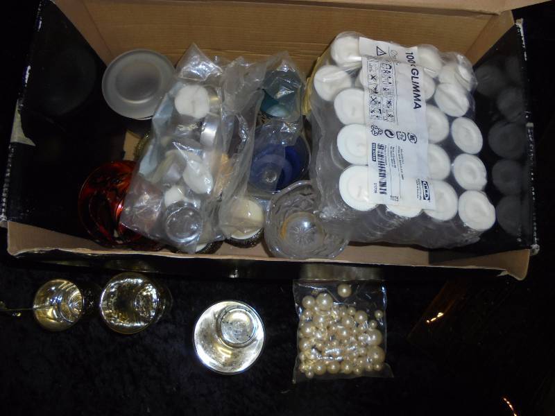 Candle holders, tea lights, etc