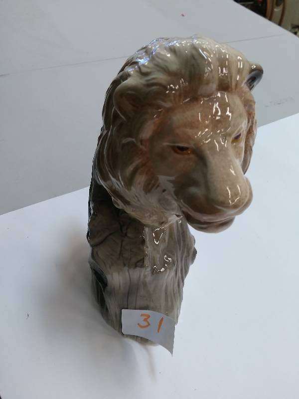 Ceramic Lion Head