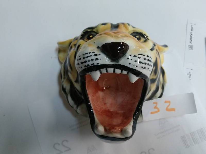 Ceramic Tiger Head