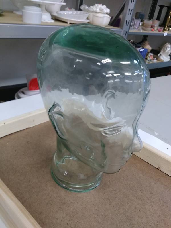 Glass Mannequin Head