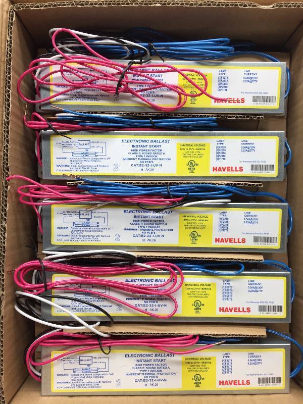 E-232-I-UV-N T8 (F32) 1 CASE OF 10 ELECTRONIC BALLAST