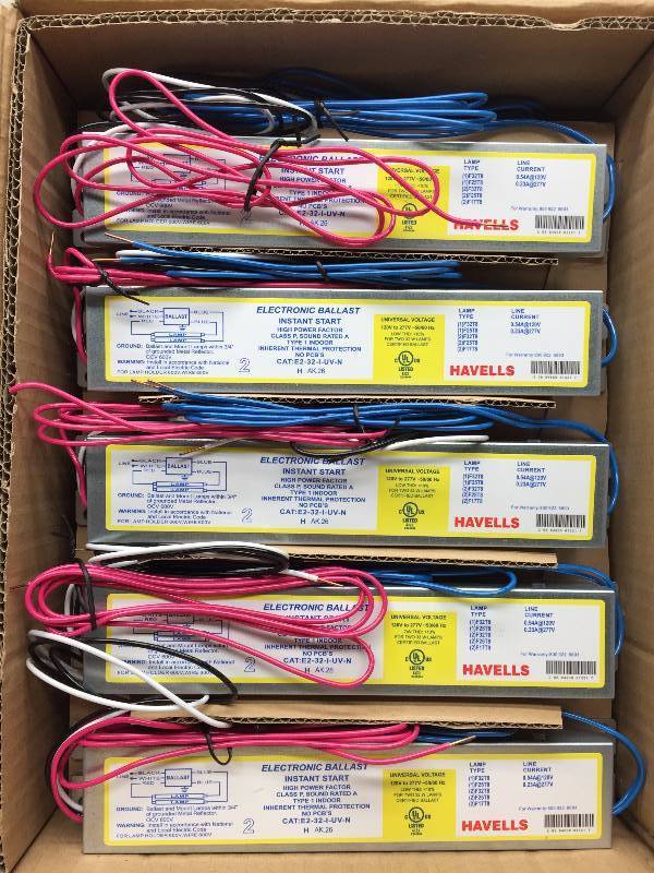 E-232-I-UV-N T8 (F32) 1 CASE OF 10 ELECTRONIC BALLAST