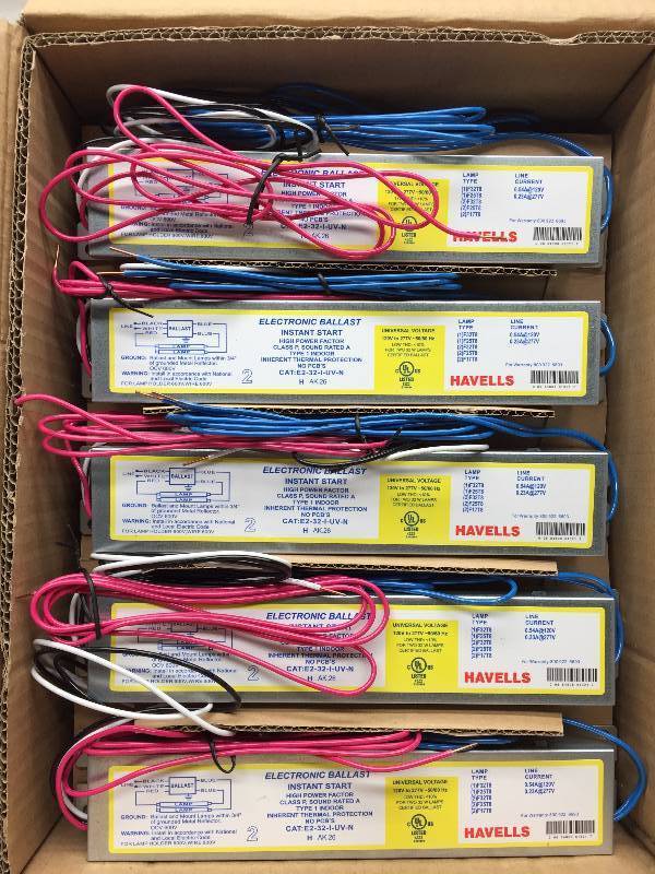 E-232-I-UV-N T8 (F32) 1 CASE OF 10 ELECTRONIC BALLAST