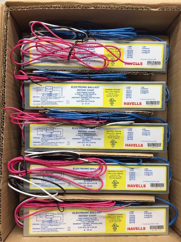 E-232-I-UV-N T8 (F32) 1 CASE OF 10 ELECTRONIC BALLAST