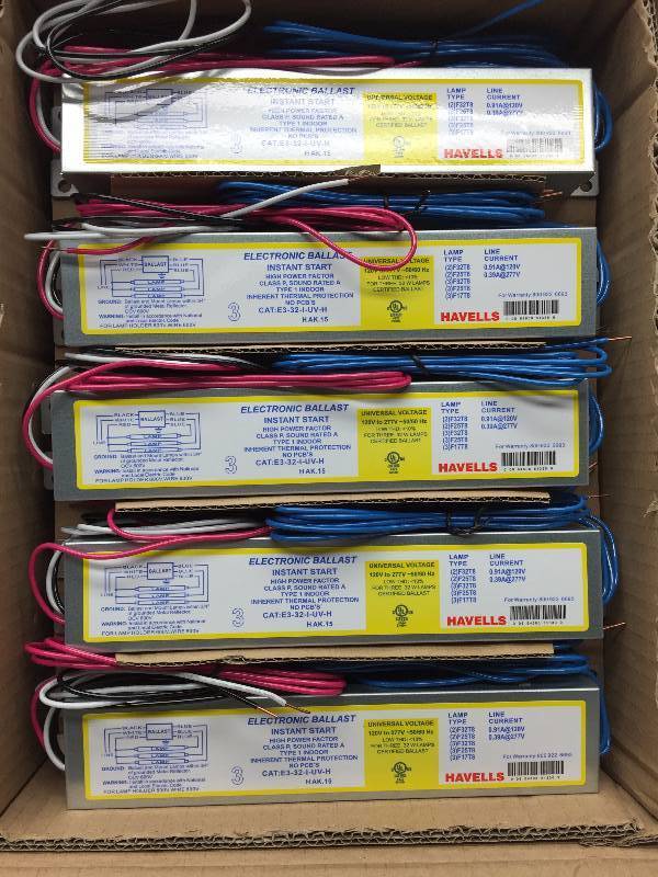 E-332-I-UV-H T8 (F32) 1 CASE OF 10 ELECTRONIC BALLAST