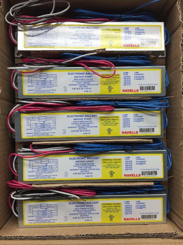 E-332-I-UV-H T8 (F32) 1 CASE OF 10 ELECTRONIC BALLAST