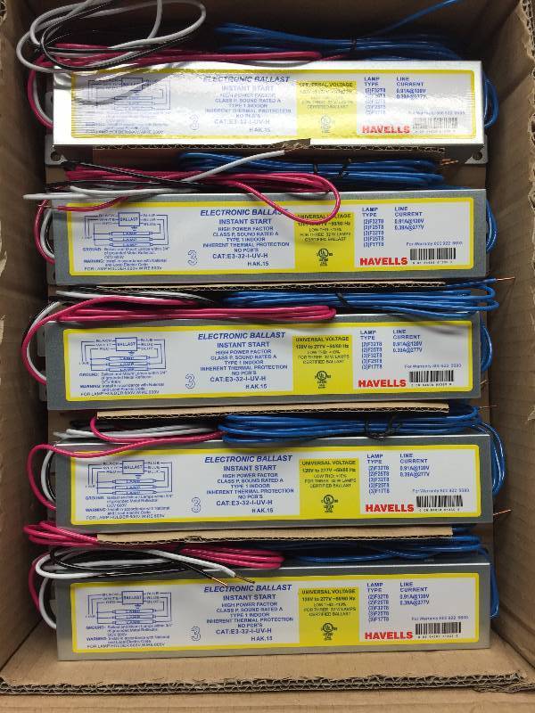 E-332-I-UV-H T8 (F32) 1 CASE OF 10 ELECTRONIC BALLAST