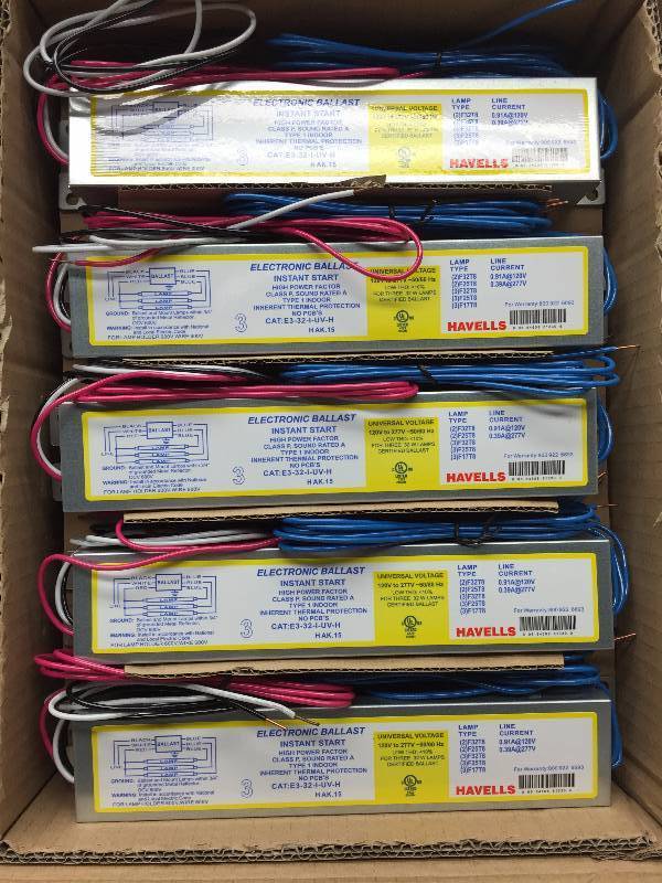 E-332-I-UV-H T8 (F32) 1 CASE OF 10 ELECTRONIC BALLAST