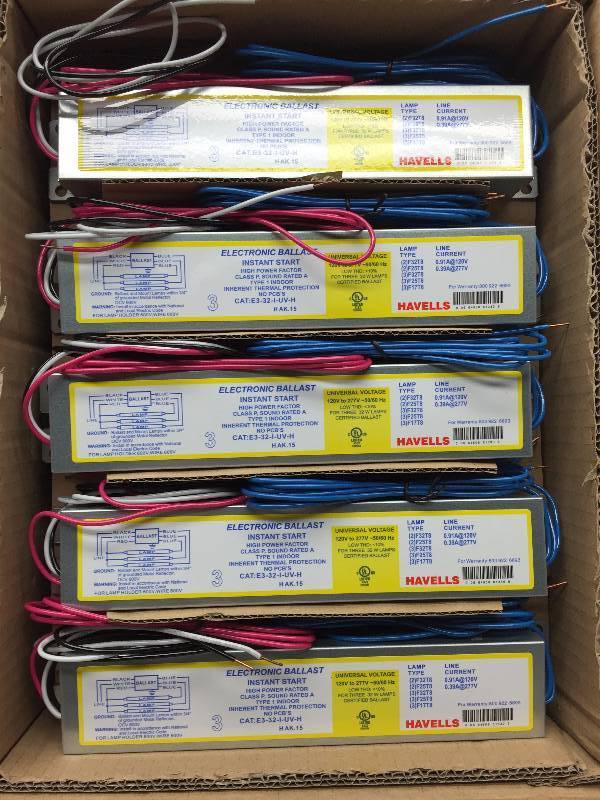 E-332-I-UV-H T8 (F32) 1 CASE OF 10 ELECTRONIC BALLAST