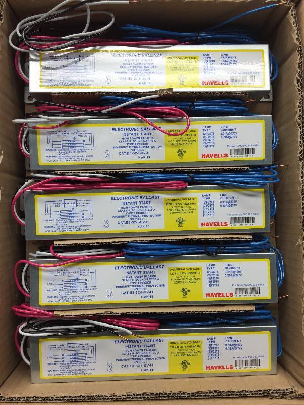 E-332-I-UV-H T8 (F32) 1 CASE OF 10 ELECTRONIC BALLAST