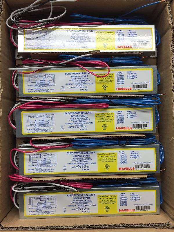 E-332-I-UV-H T8 (F32) 1 CASE OF 10 ELECTRONIC BALLAST