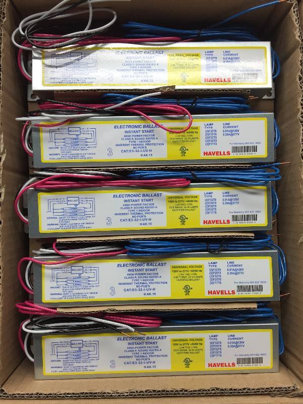 E-332-I-UV-H T8 (F32) 1 CASE OF 10 ELECTRONIC BALLAST