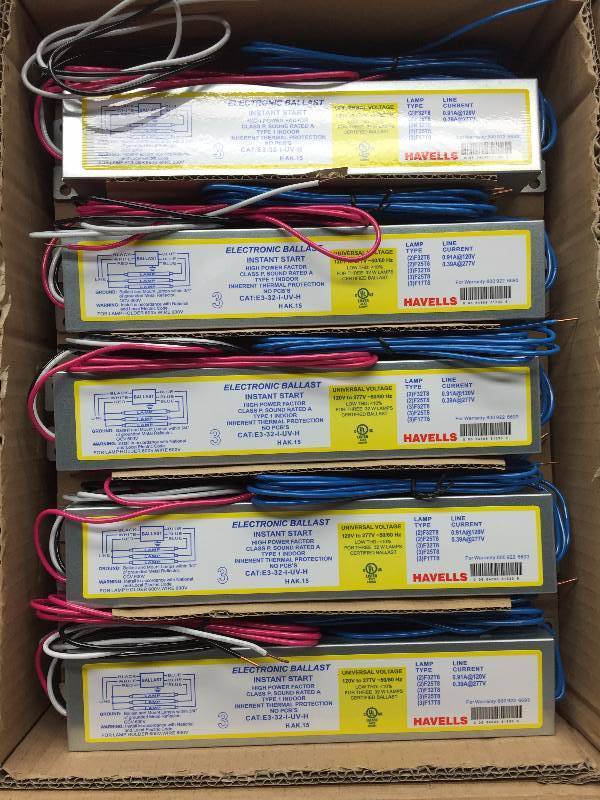 E-332-I-UV-H T8 (F32) 1 CASE OF 10 ELECTRONIC BALLAST