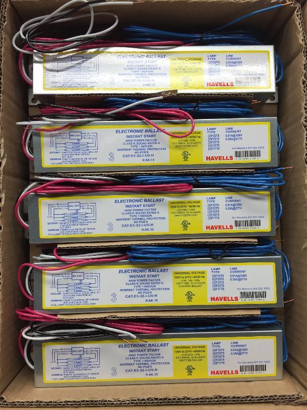 E-332-I-UV-H T8 (F32) 1 CASE OF 10 ELECTRONIC BALLAST